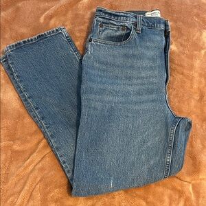 Abercrombie & Fitch High Rise Blue Jeans